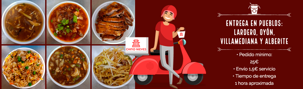 Imagen repartidor de comida china